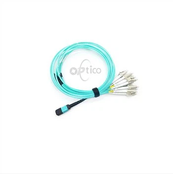 12F MPO LC OM3 كابل الاختراق