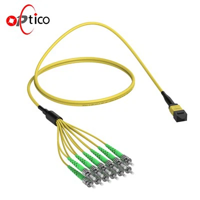 كابل توصيل موصل UPC ST أنثى MPO MTP 40G