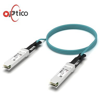 AOC QPQ2 XXM 100G QSFP28 إلى 100G كابل ضوئي نشط